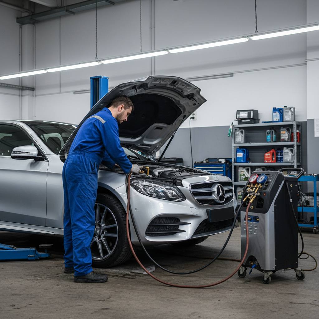 Заправка кондиционера автомобиля